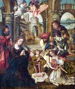 Pieter Coecke van Aelst Adoration by the Shepherds Spain oil painting artist
